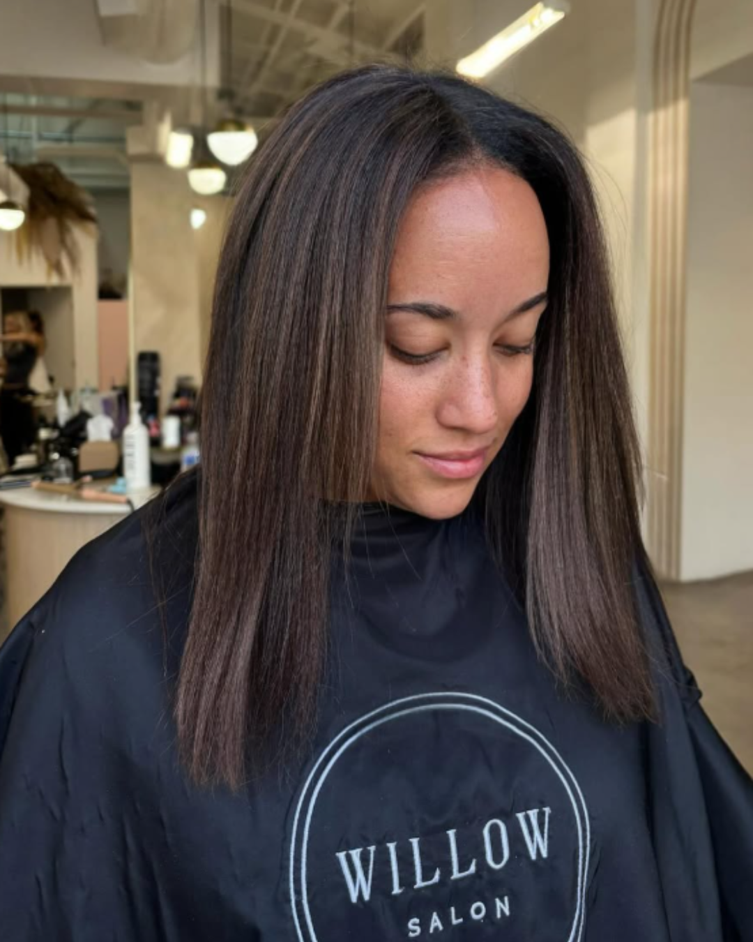 Brunette & Caramel Balayage by Alyssa