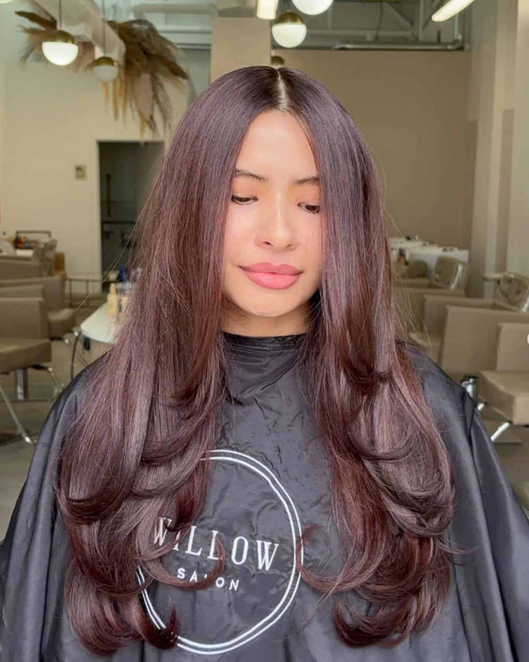 All Over Color with a Big bouncy Blow Out by Jasmine
